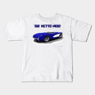 1956 American Sports Car Kids T-Shirt